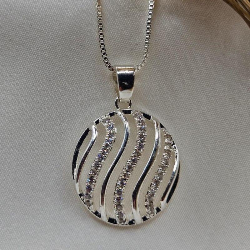 COLAR  REDONDO C/ ZIRCONIA